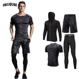 Men Sportswear Black Compression