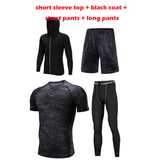Men Sportswear Black Compression