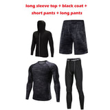 Men Sportswear Black Compression