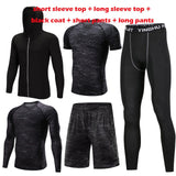 Men Sportswear Black Compression