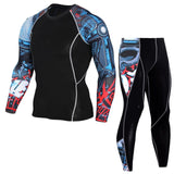 2pcs / set Men's Workout Sports Suit Gym