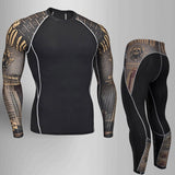 2pcs / set Men's Workout Sports Suit Gym