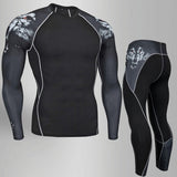 2pcs / set Men's Workout Sports Suit Gym