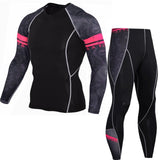 2pcs / set Men's Workout Sports Suit Gym