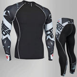 2pcs / set Men's Workout Sports Suit Gym