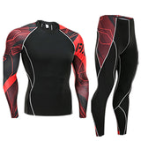 2pcs / set Men's Workout Sports Suit Gym