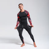 2pcs / set Men's Workout Sports Suit Gym