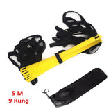 Durable 9 Rung 5M Football Soccer Agility Speed Ladder