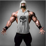 Skull Bodybuilding Stringer Tank Tops men