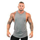 Skull Bodybuilding Stringer Tank Tops men