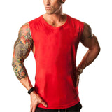 Skull Bodybuilding Stringer Tank Tops men